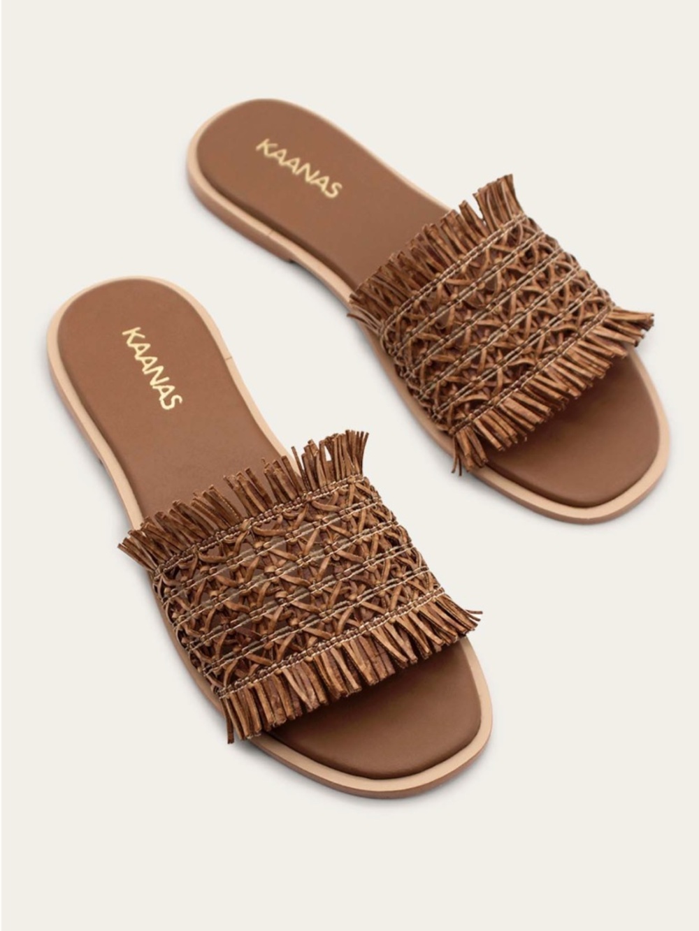 KAANAS TORTUGA SANDAL - COFFEE NWT
